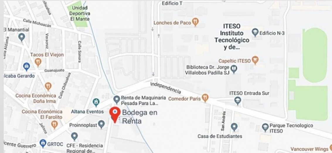 se renta bodega