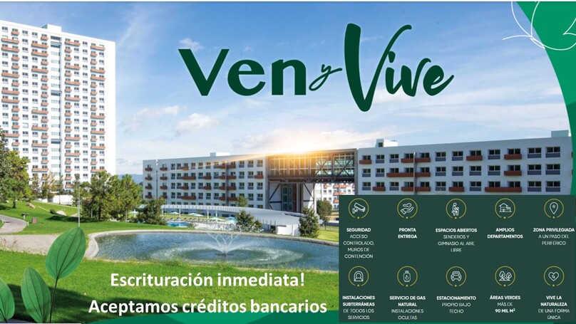 SE VENDEN INCREIBLES DEPARTAMENTOS EN AVATERRA NATURAL LIVING