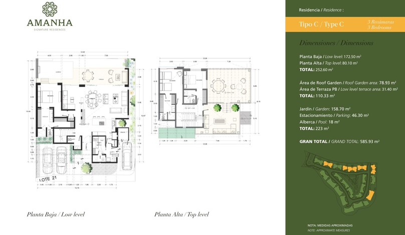Residencias en Venta en Yucatan Country Club Amanha Signature Residences