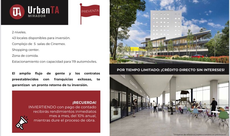 Excelente complejo Comercial en preventa