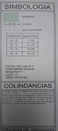 TERRENO EN VENTA EN LOS ROBLES RESIDENCIAL